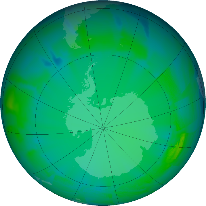 Ozone Map 2009-07-10